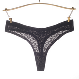 Thong Lace Mesh Sexy Flora Underwear