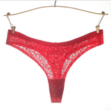 Thong Lace Mesh Sexy Flora Underwear