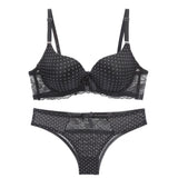 Panty Set Deep V Sexy Bow Seamless