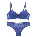 Panty Set Deep V Sexy Bow Seamless