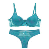 Panty Set Deep V Sexy Bow Seamless