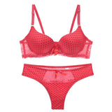 Panty Set Deep V Sexy Bow Seamless