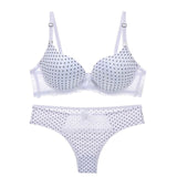 Panty Set Deep V Sexy Bow Seamless
