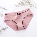 Cotton Panties Underwear Low Rise Breathable